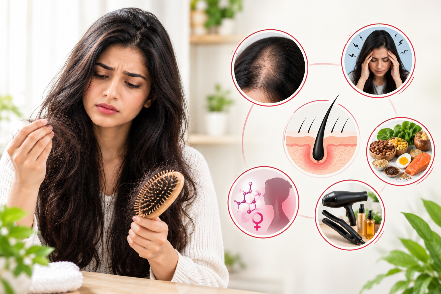 5 Reasons Behind Hair Fall